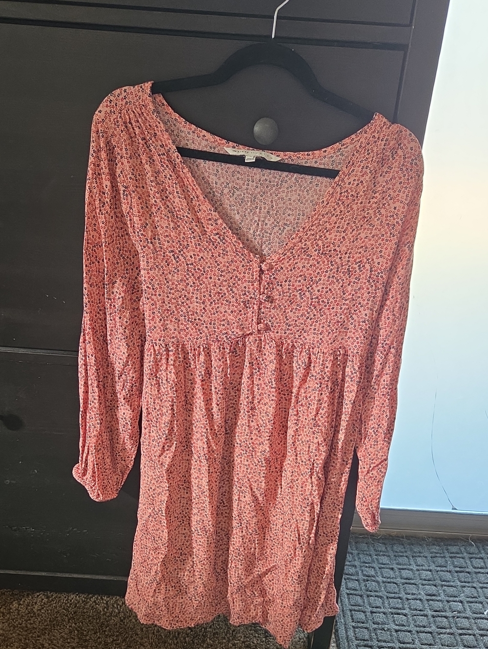 The Nines By Hatch Floral Long Sleeve Maternity Dress Size XL